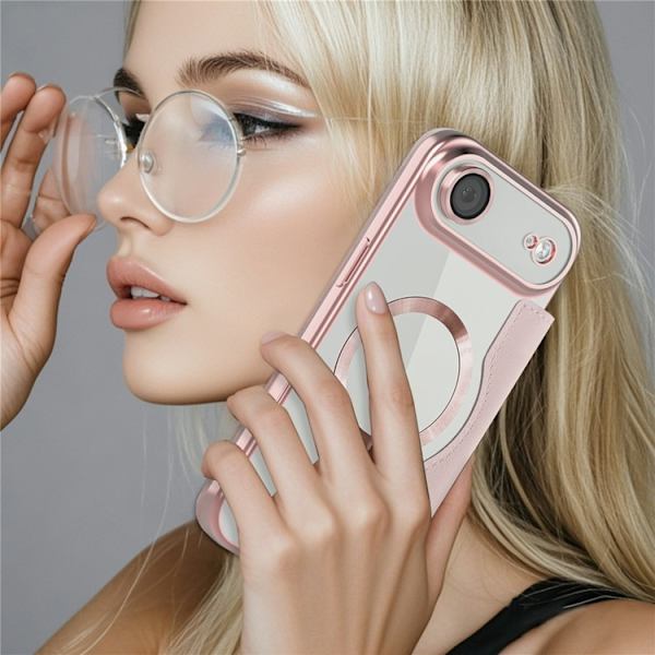 iPhone Air Plånboksfodral MagSafe RFID - Rosa Rosa
