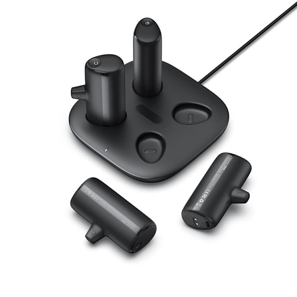 VEGER Powerbank 4 x 5000 mAh Pogo set - Svart