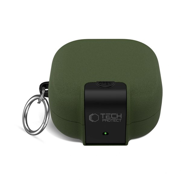 Tech-Protect Skal För Galaxy Buds 4/4 Pro Slim Hook - Olivgrön Grön