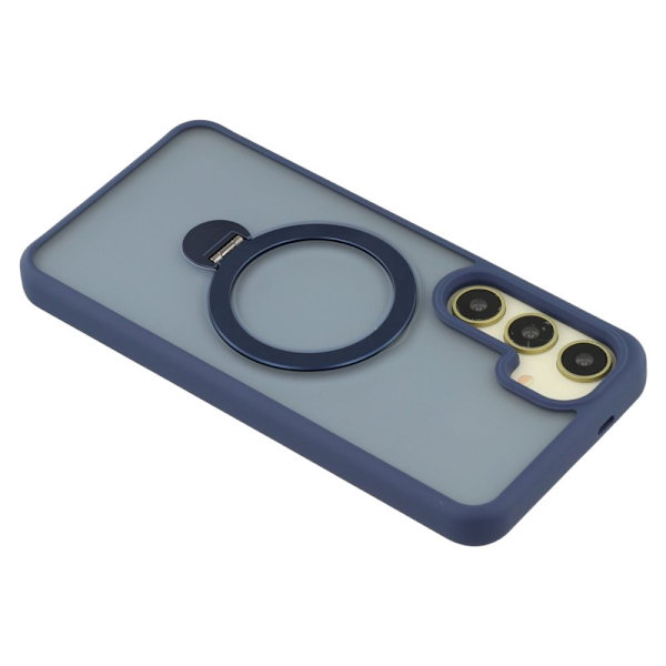 Mobilskal för Samsung Galaxy S26 Plus Magnetiskt Ring Kickstand TPU + PC - Blå