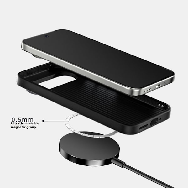 ABEEL Mobilskal till Google Pixel 9 Pro MagSafe Äkta Läder Grön