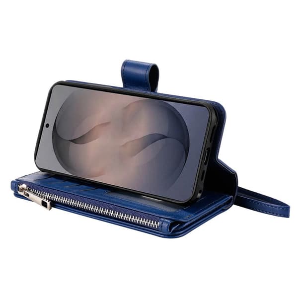 Plånboksfodral för Samsung Galaxy S26 Magnetiskt Konstläder - Blå