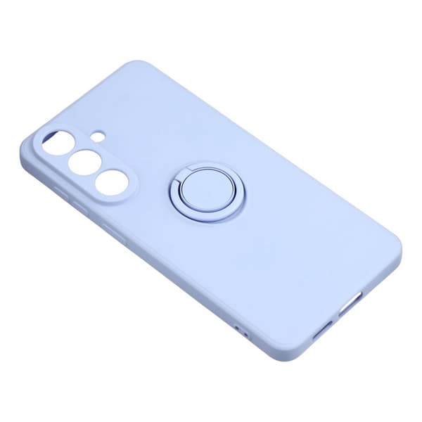 Mobilskal för Samsung Galaxy S26 Silikon med Ring Kickstand - Ljuslila