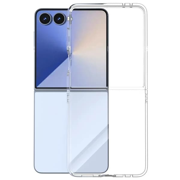 Mobilskal till Galaxy Z Flip7 Anti-Drop Hard PC - Clear Transparent