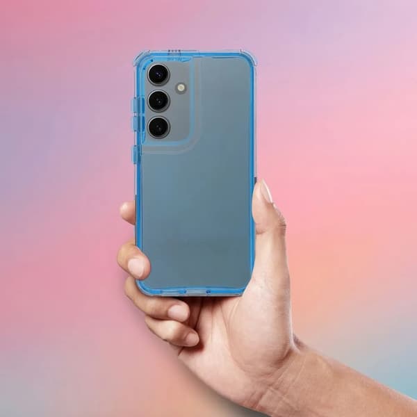 Mobilskal till Xiaomi Redmi 14C Matrix Clear - Blå Blå