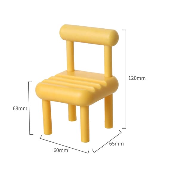 Mobilhållare - Bord Chair - Gul Gul