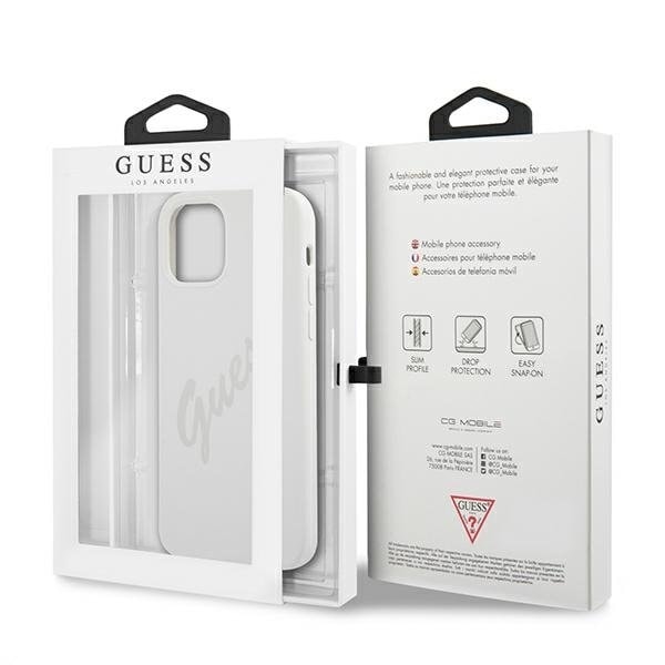 Guess Skal iPhone 12 Mini Script Vintage - Cream Beige