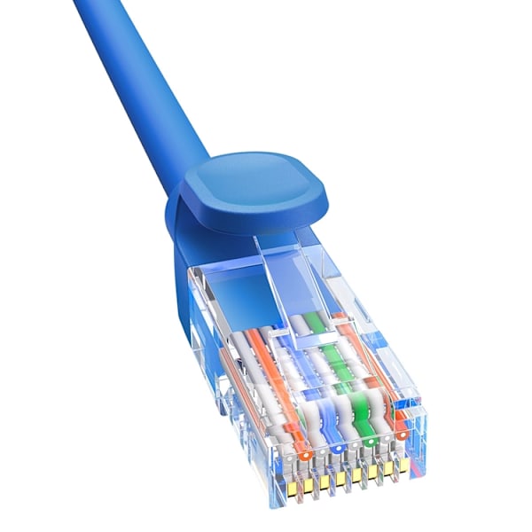 Baseus Cat 6 RJ-45 Ethernet-kabel 1000 Mb/s 0,5 m - blå