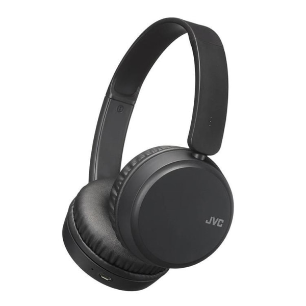 JVC Headphones On-Ear Wireless HA-S35BT - musta