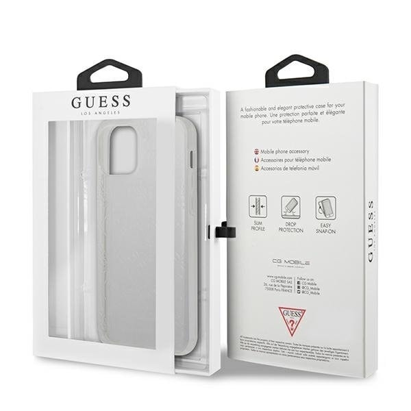 Guess iPhone 12 Pro Max Kuori 3D Pattern Collection - Läpinäkyvä Transparent
