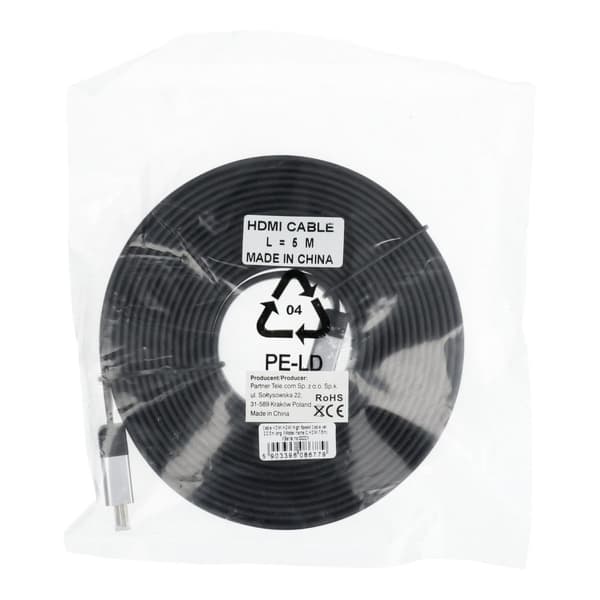 HDMI højhastighedskabel ver. 2.0. 5 meter