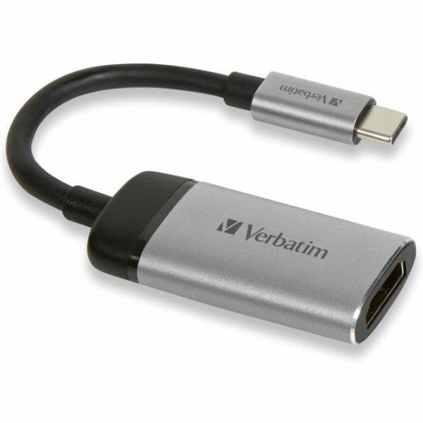 Verbatim USB-C till HDMI Adapter 4K - Grå Grå