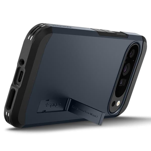 Spigen telefontaske til Google Pixel 9 Pro XL Tough Armor - Metal Slate Grå