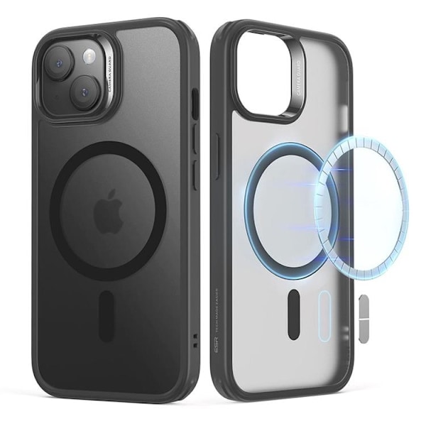 ESR iPhone 15 Mobilskal Magsafe CH Halolock - Frosted Svart Svart