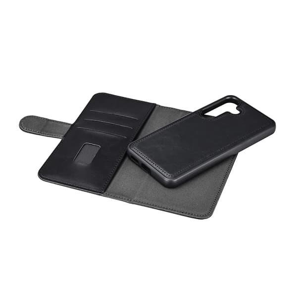 Gear Galaxy S25 Plånboksfodral 3 Kortfack 2in1 - Svart Svart