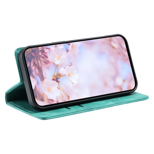 Mobilskal till Samsung Galaxy S26 Plus Magnetisk Stängning KonstLäder Mintgrön