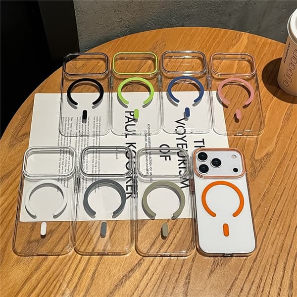 Mobilskal till iPhone 17 Pro MagSafe TPU + PC - Orange Orange