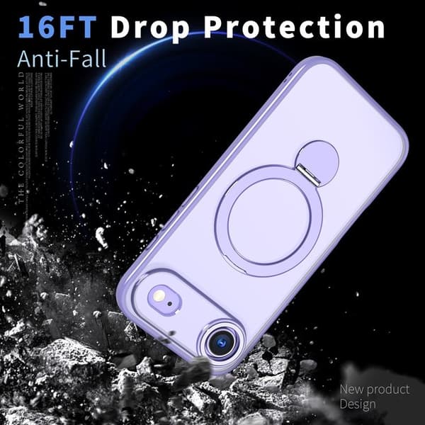 Mobilskal till iPhone Air MagSafe Rotating Kickstand Lila