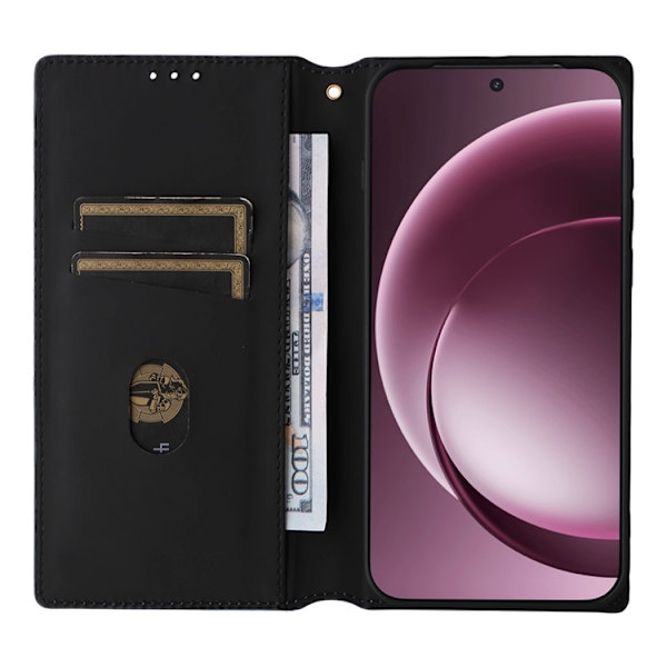 OnePlus 15 Plånboksfodral Rhombus Imprinted Konstläder - Silver Silver