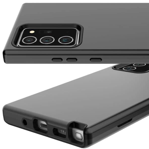 Combo Armor mobilcover til Galaxy Note 20 - Sort Black