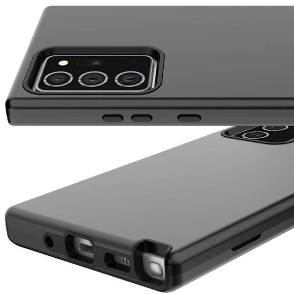 Combo Armor mobilskal till Galaxy Note 20 - Svart Svart