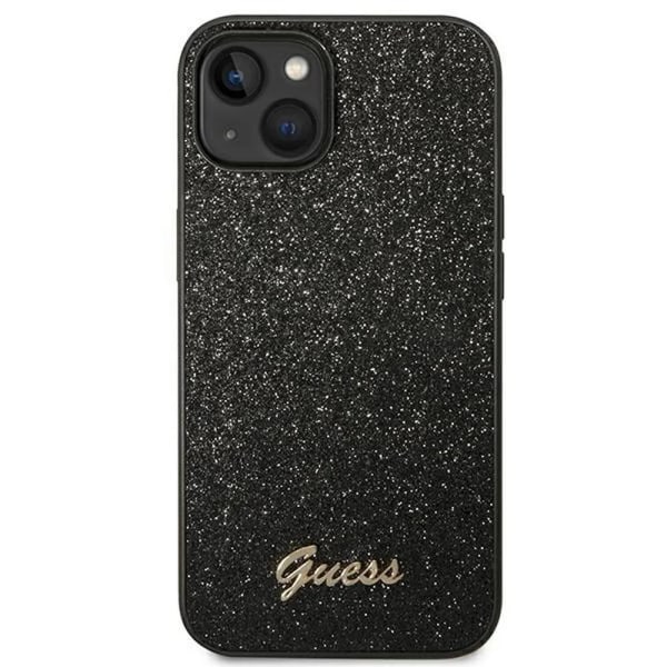 Karl Lagerfeld iPhone 14 Plus -kotelo Liguid Glitter Big KL -logo -