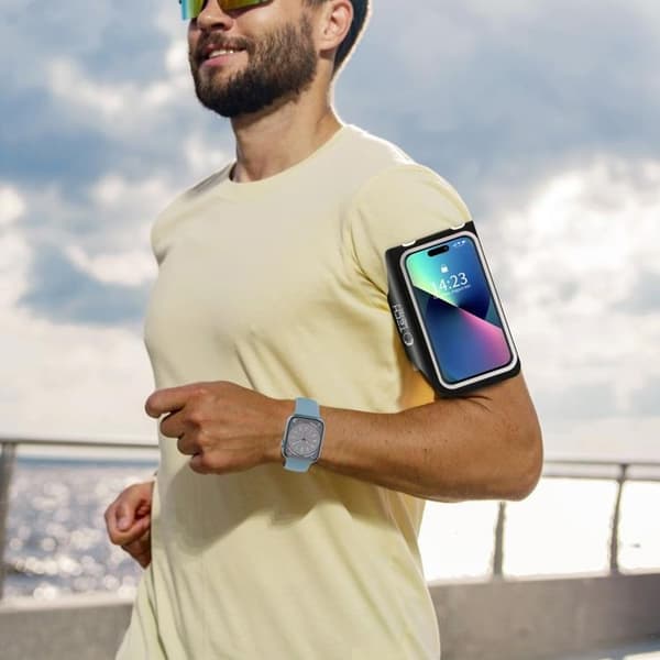 Tech-Protect Universal Sport Armbånd M5 - Sort Svart