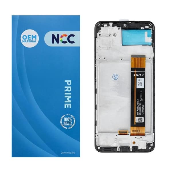 Galaxy A23 5G Skärm med LCD-display A236 NCC OEM Black