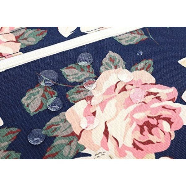 CANVASLIFE Computermappe Laptop 15-16 - Navy Rose Rosa