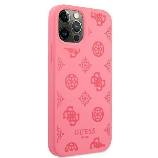 Guess Peony Collection Skal iPhone 12 Pro Max - Fushia