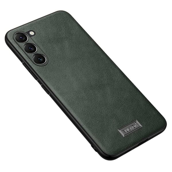SULADA Mobilskal till Galaxy S25+ PU Läder TPU PC Grön