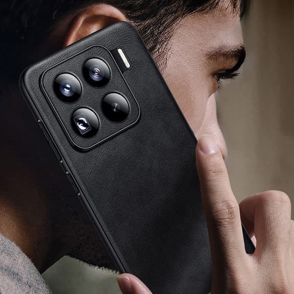 SULADA Mobilskal till Xiaomi 15 Pro PU Läder + TPU + PC