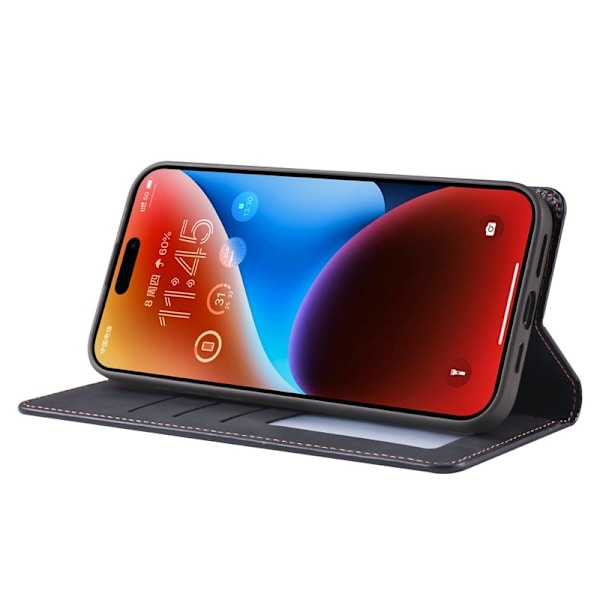 FORWENW iPhone 17 Plånboksfodral Konstläder - Svart