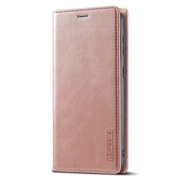 LC.IMEEKE Plånboksfodral Samsung Galaxy S22+ 5G - Konstläder - Rosa