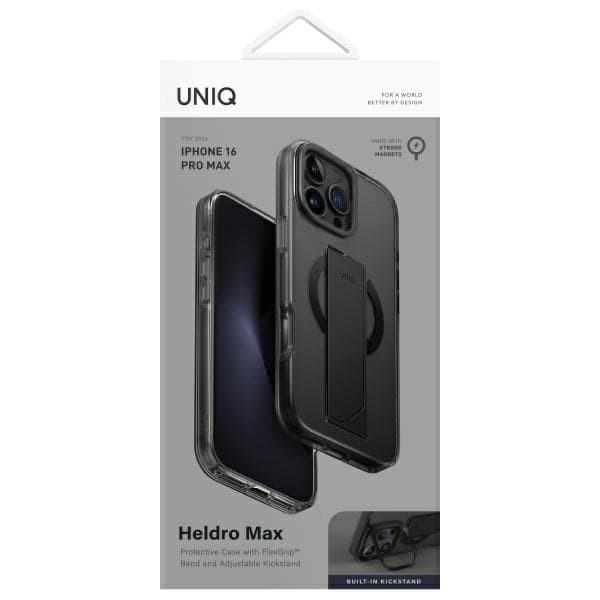 UNIQ Mobilskal till iPhone 16 Pro Max MagSafe Heldro Max Rökånga