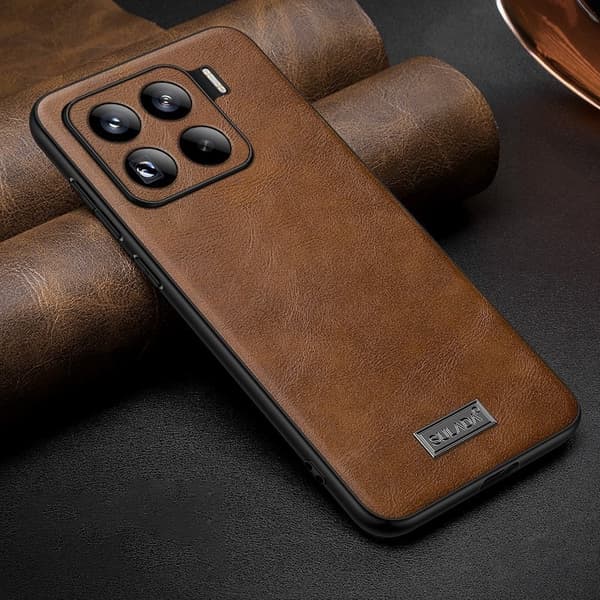 SULADA Mobilskal till Xiaomi 15 Pro PU Läder + TPU + PC
