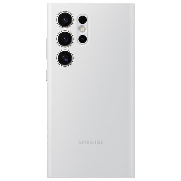 Samsung Galaxy S24 Ultra Plånboksfodral Smart View - Vit Vit