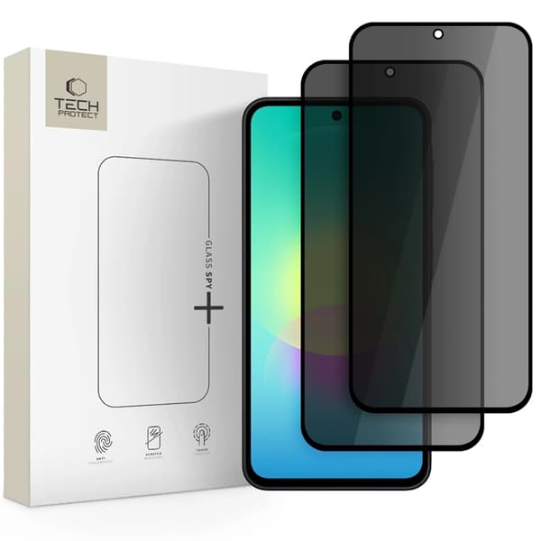 [2-Pack] Tech-Protect Härdat Glas Skärmskydd För Galaxy A27 Privacy - Svart