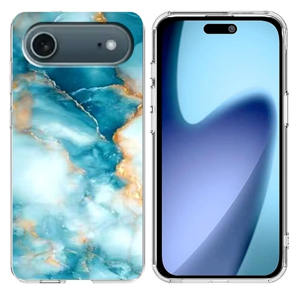 Mobilskal till iPhone Air Marble Pattern Printing Soft - Blå Blå