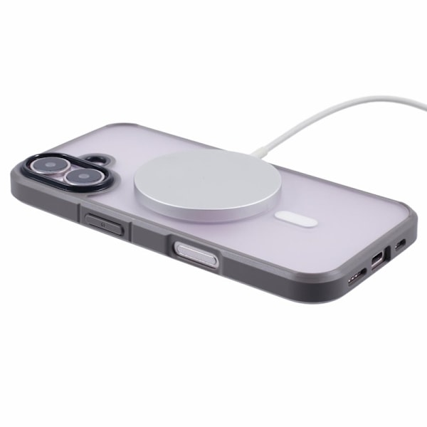 X-LEVEL Mobilskal till iPhone 16 Plus MagSafe PC+TPU Matt Grå