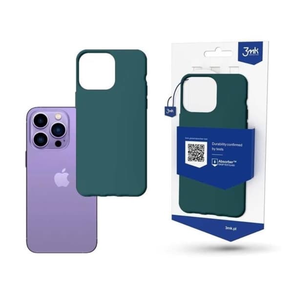 3MK iPhone 14 Pro Skal Matt Lovage - Grön Grön