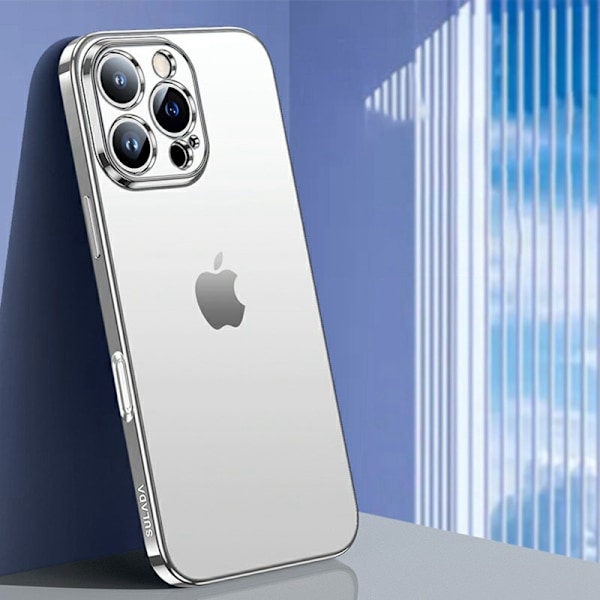 SULADA Mobilskal till iPhone 16 Pro Max Electroplated AG Matte Silver