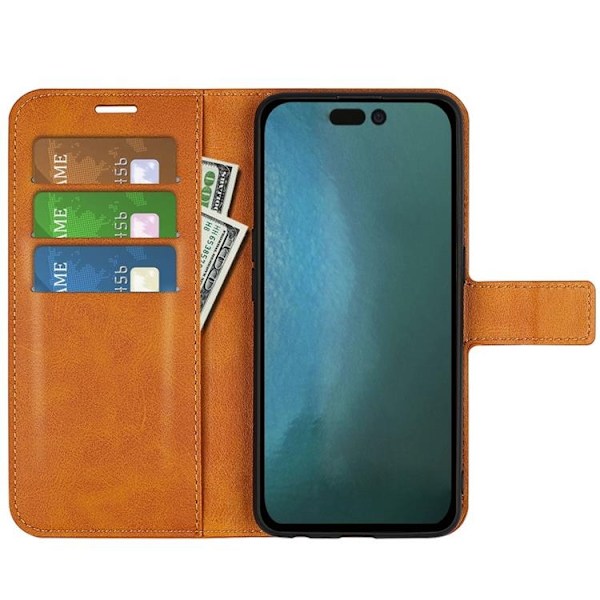 Flip Folio iPhone 14 Pro Plånboksfodral - Gul GulEnheten
