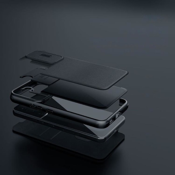Nillkin iPhone 14 Pro Max tegnebog etui Qin Pro Læder almindeligt - E