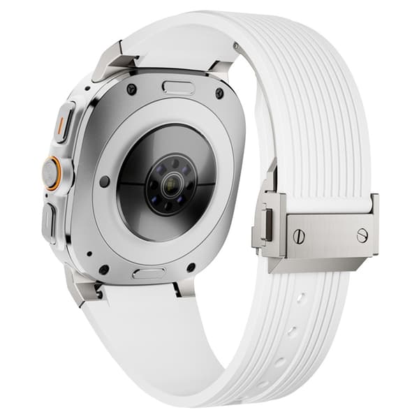 Galaxy Watch Ultra 47mm Armband Titan Connector - Vit Vit