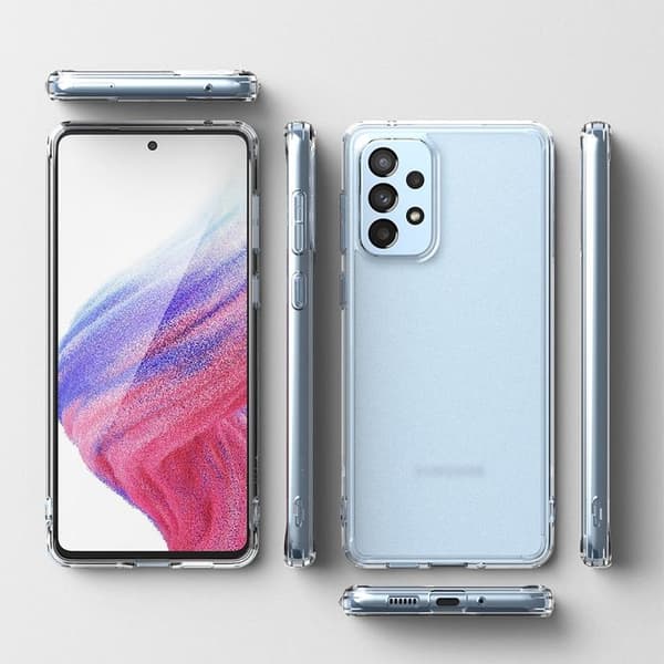Ringke Fusion Matte Kuori Galaxy A73 - Läpinäkyvä Transparent