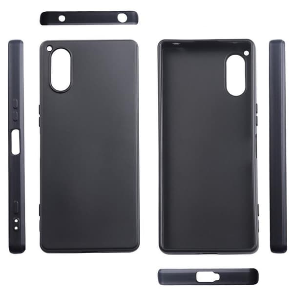 Sony Xperia 5 V Mobilskal Anti-Scratch TPU - Sort Svart
