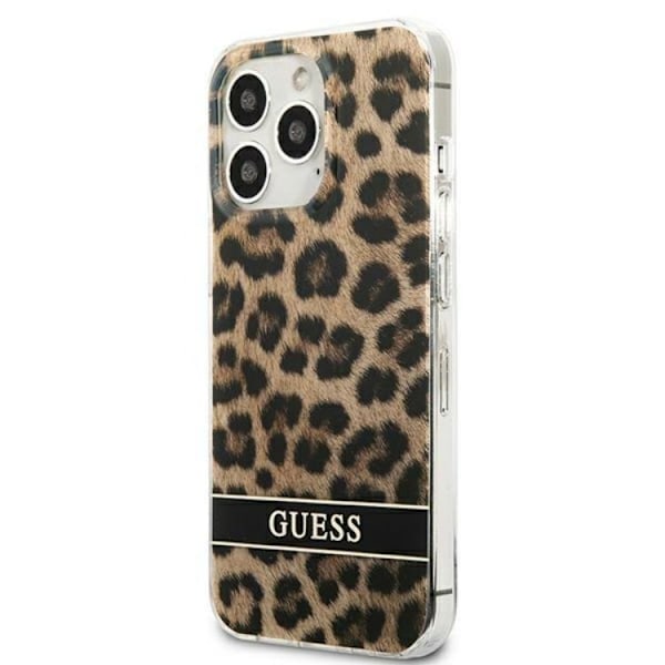 Guess iPhone 13 Pro Mobilskal Leopard - Brun