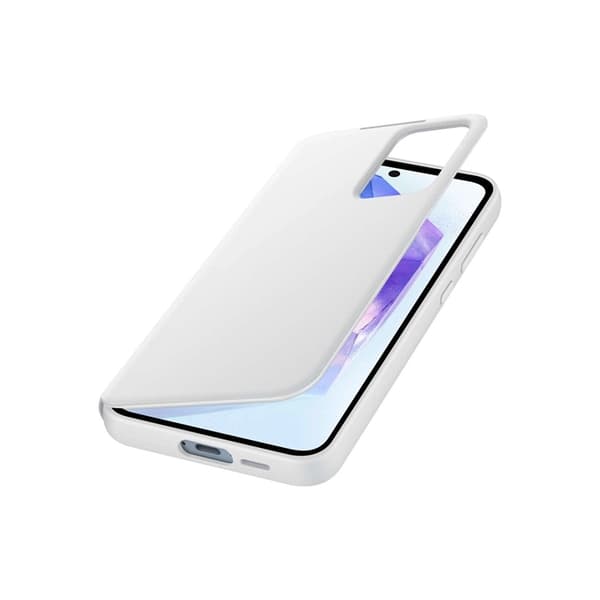 Samsung Galaxy A55 5G Pung Etui Smart View - Hvid Vit
