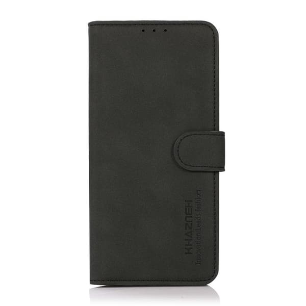 KHAZNEH Plånboksfodral för Samsung Galaxy S26 Plus Konstläder Ställ - Svart